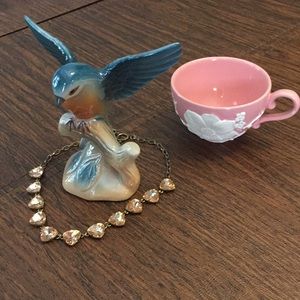 Pink jewel necklace